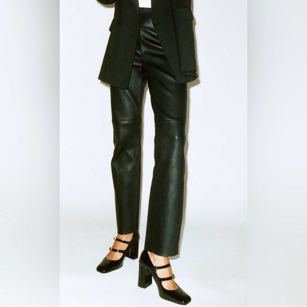 H&M faux leather  Pants